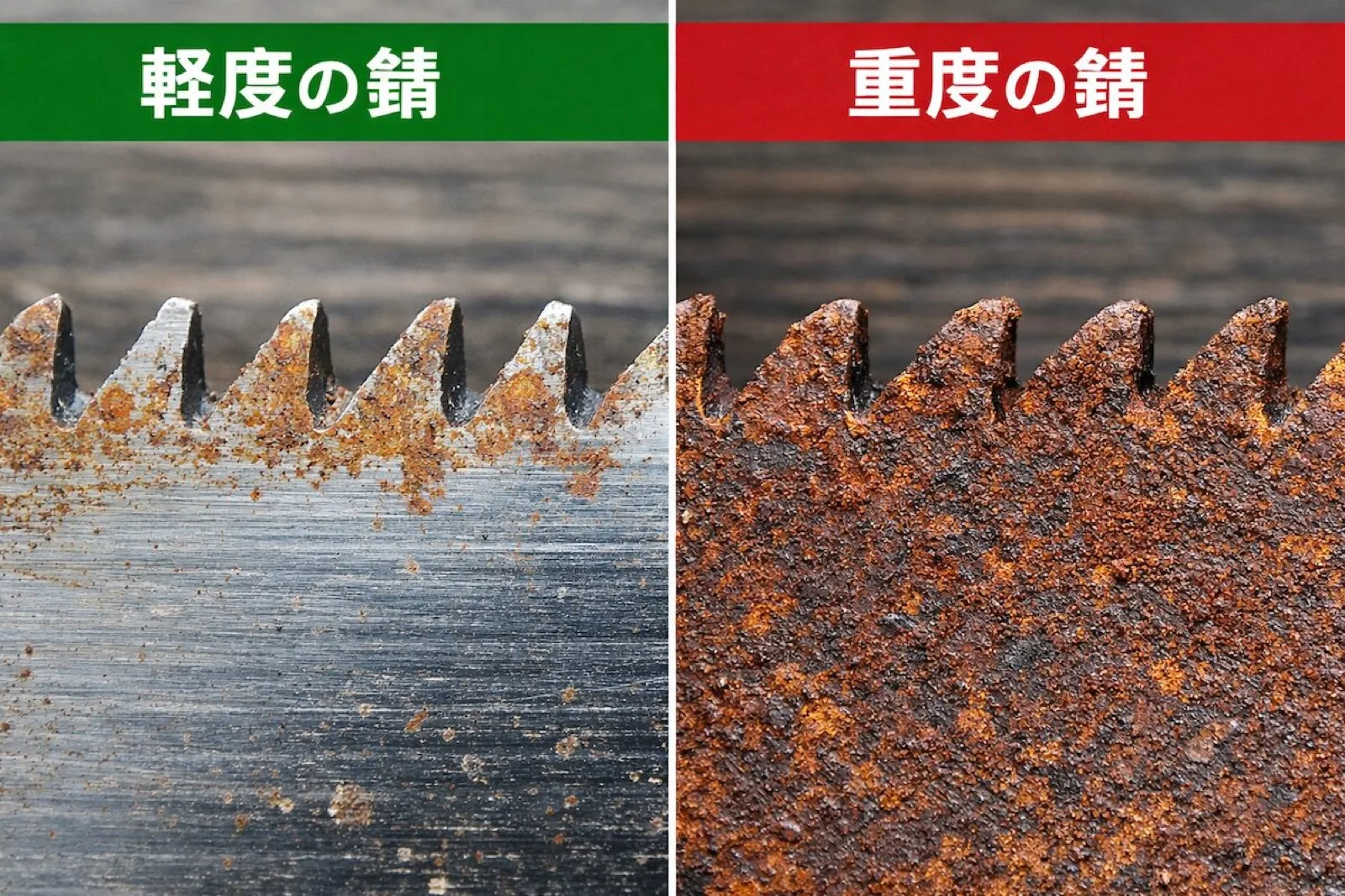 錆びたノコギリの手入れ|錆は落とせるが切れ味は戻らない?金物店が教える現実的な判断基準