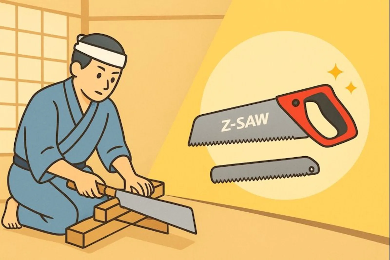 日本ののこぎり技術の歴史とゼットソーの革新性