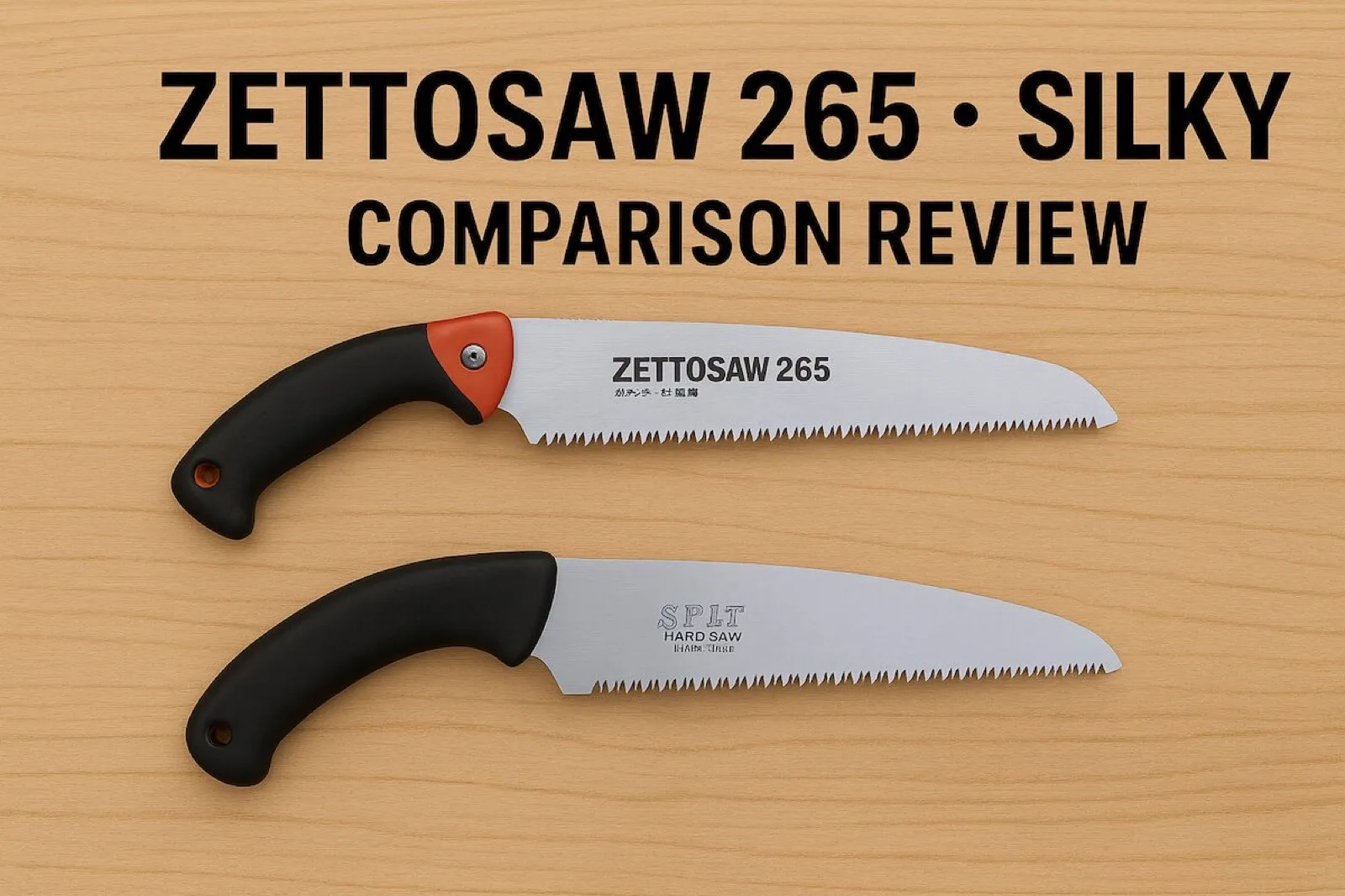 ゼットソー265と他社のこぎり(SK11・シルキーなど)比較レビュー